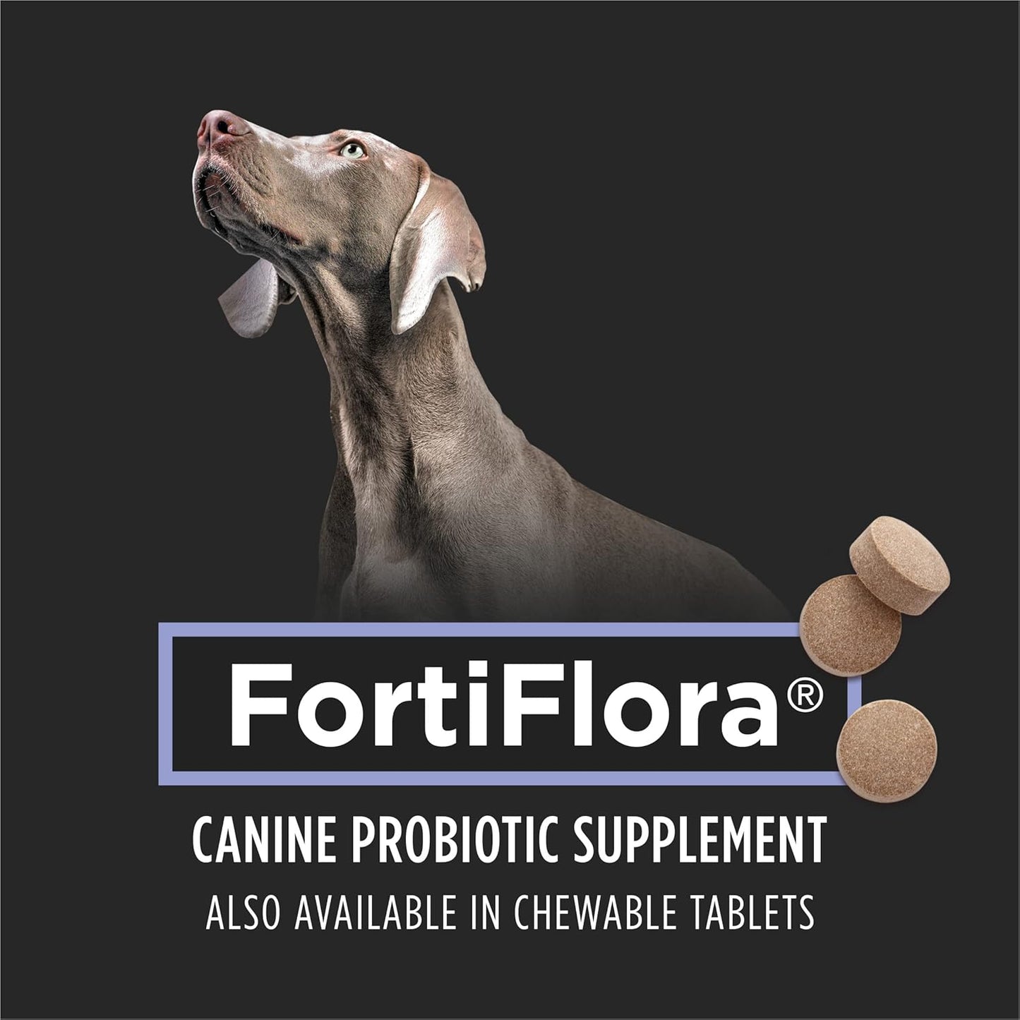 Purina Pro Plan Veterinary Supplements Fortiflora Dog Probiotic Supplement, Canine Nutritional Supplement - 30 Ct. Box 